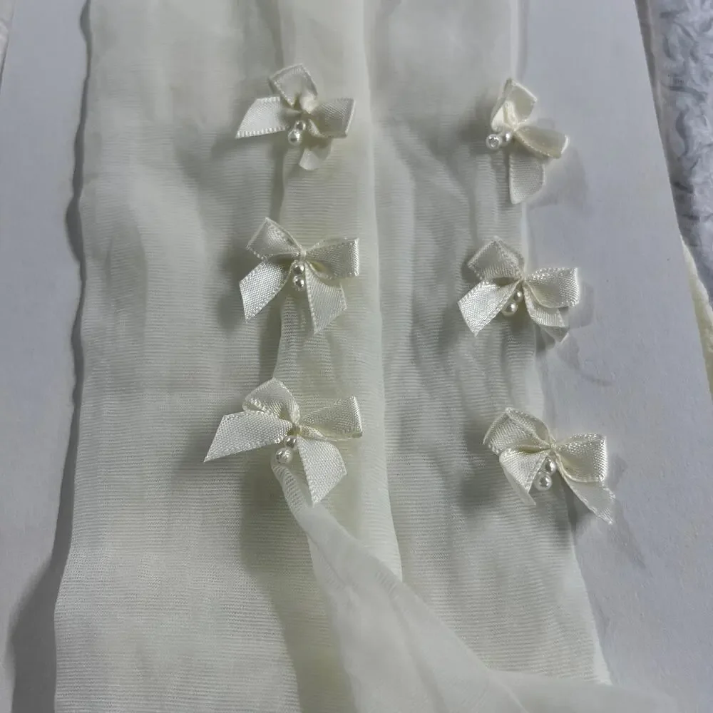 Wedding Stockings GATTA BellaDonna Size 1-2 XS/S Off White New